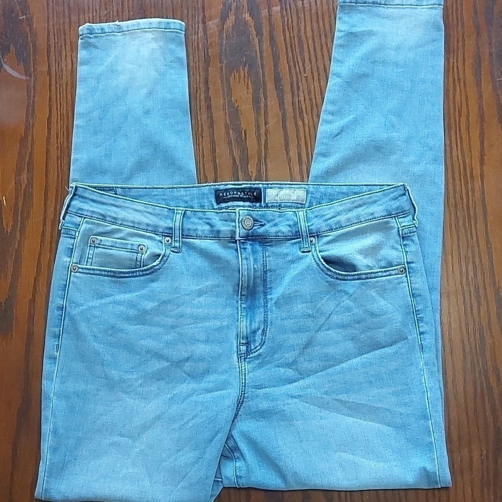 3/$10AEROPOSTALE high waisted jeggings 14reg